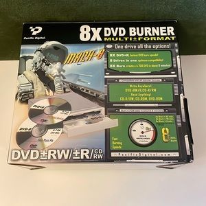 PACIFIC DIGITAL:NIB; 8X DVD BURNER Multiformat. Minor box damage Fast burn Speed